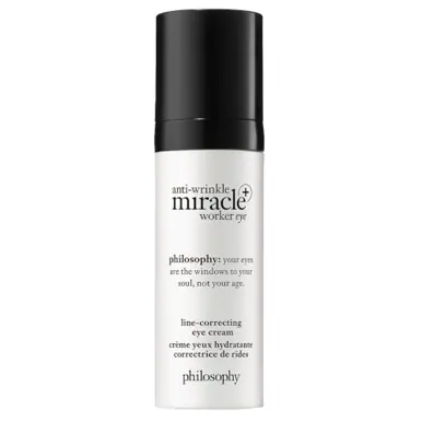 philosophy anti-wrinkle miracle worker line-correcting eye cream 15ml