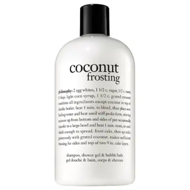 philosophy coconut frosting shampoo shower gel & bubble bath