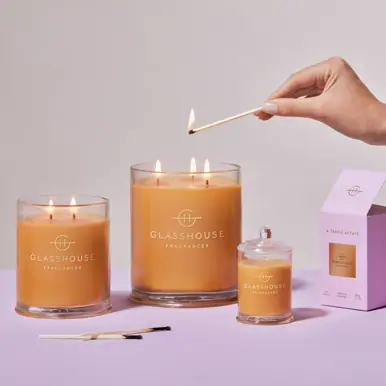 Glasshouse Fragrances A TAHAA AFFAIR 760g Soy Candle