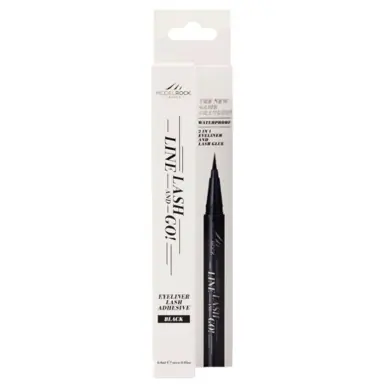 MODELROCK - LINE - LASH - GO ! 2-IN-1 Adhesive Eyeliner Glue Pen - BLACK