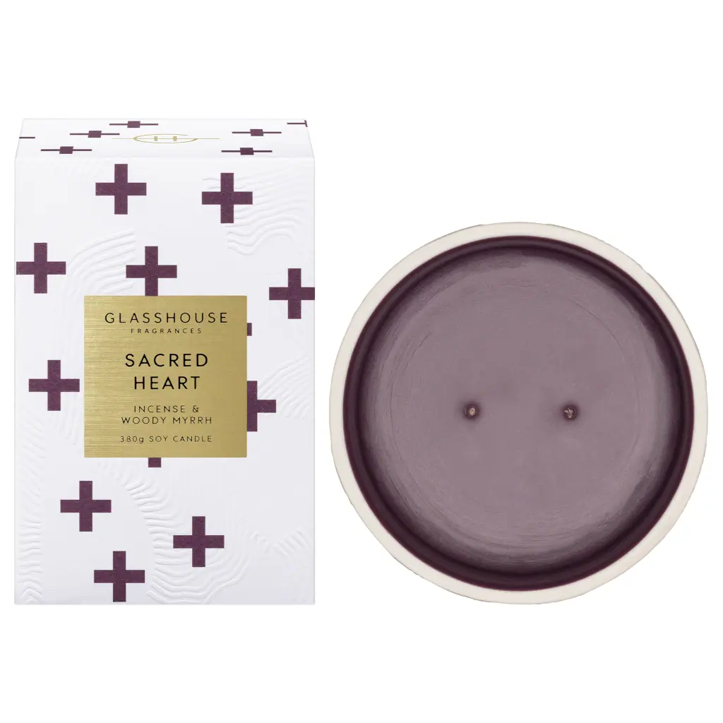 Glasshouse Fragrances Sacred Heart Candle - 380g