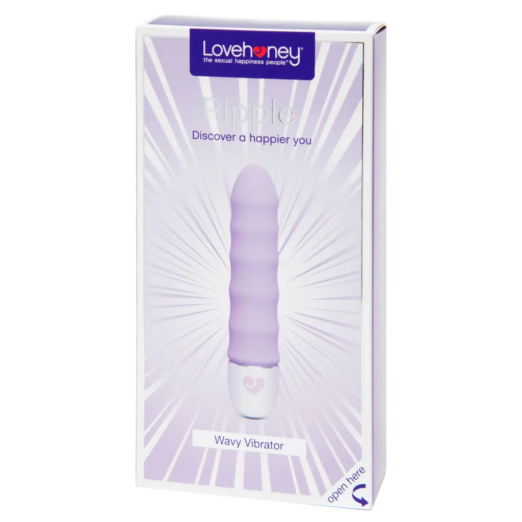 Lovehoney Ripple 10 Function Silicone Wavy Vibrator Purple