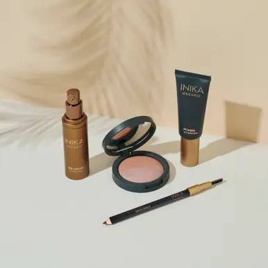 INIKA Organic Baked Blush Duo - Pink Tickle 6.5g