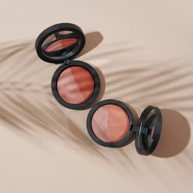 INIKA Organic Baked Blush Duo - Pink Tickle 6.5g