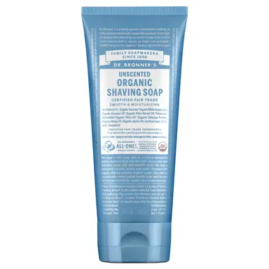 Dr. Bronner's Organic Shaving Soap - Unscented