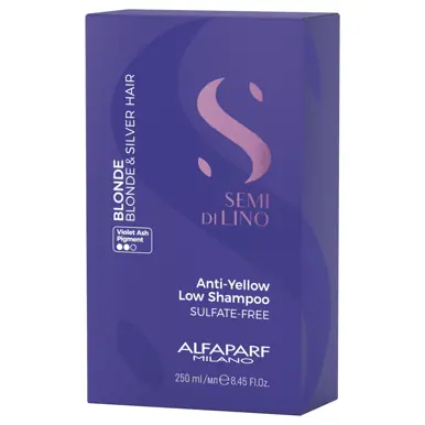 Alfaparf Milano Semi di Lino Blonde Anti-Yellow Low Shampoo 250 ml