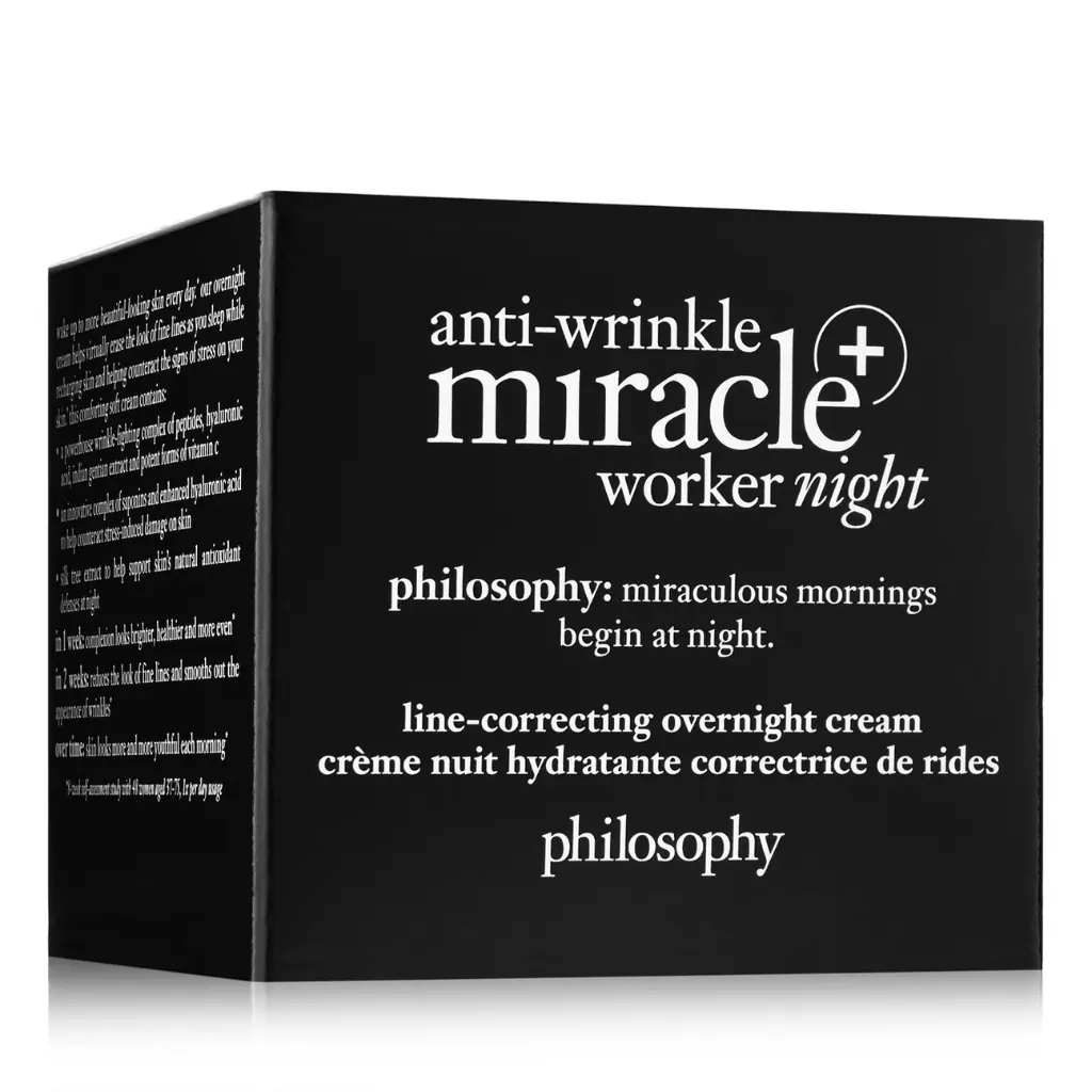 philosophy anti-wrinkle miracle worker line-correcting overnight cream 60ml