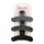 Kitsch Eco-friendly Chain Claw Clip 3pc Set - Black/Moss
