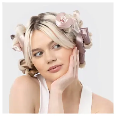 Kitsch Satin Wrapped Flexi Rods- 6pc Set 