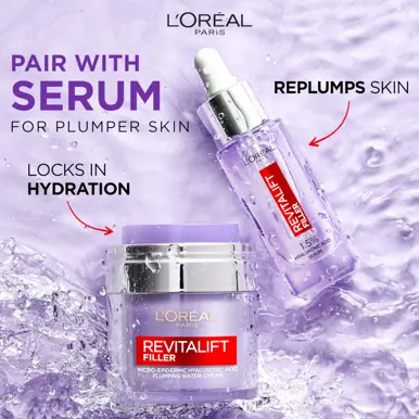 L'Oreal Paris Revitalift Filler Micro-Epidermic Hyaluronic Acid Plumping Water Cream 50ml