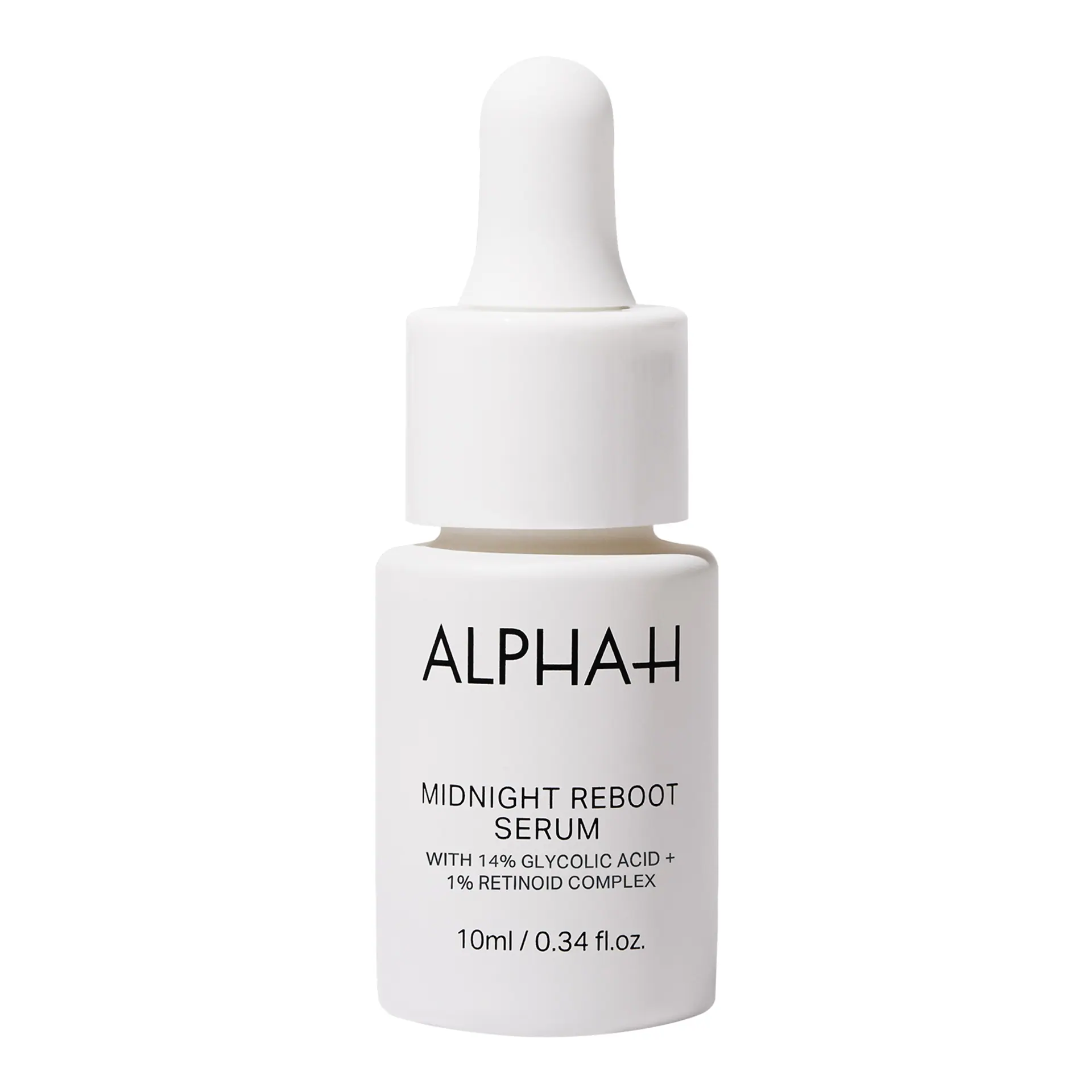 Alpha-H Midnight Reboot Serum with 14% Glycolic Acid and 1% Granactive Retinoid 10mL