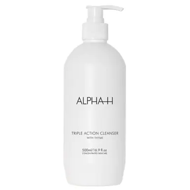 Alpha-H Triple Action Cleanser - 500ml value pump pack