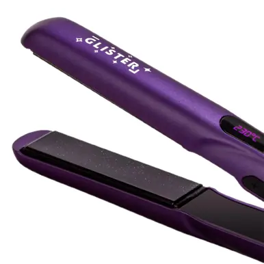Glister Digital Flat Iron Hair Straightener 32mm - Ultra Violet 