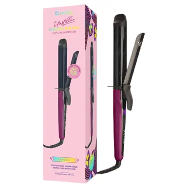 Glister Digital Clip Hair Curler 32mm -  Sangria 