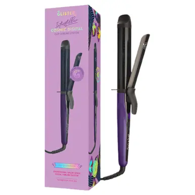 Glister Digital Clip Hair Curler 32mm - Ultra Violet