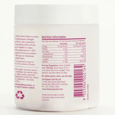 The Beauty Chef PLUMPERS Collagen Chewables - Kakadu Plum & Berry
