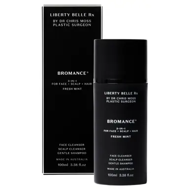 Liberty Belle Rx by Dr Moss BROMANCE® Fresh Mint Facial Gel-To-Foam Cleanser - 100ml