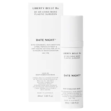 Liberty Belle Rx by Dr Moss DATE NIGHT® Leave-On Hydration & Anti-Ageing Mask with Ceramides - 50ml