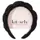 Kitsch Recycled Fabric Puffy Headband 1pc- Black