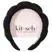 Kitsch Recycled Fabric Puffy Headband 1pc- Black