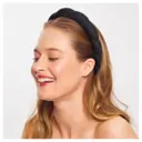 Kitsch Recycled Fabric Puffy Headband 1pc- Black