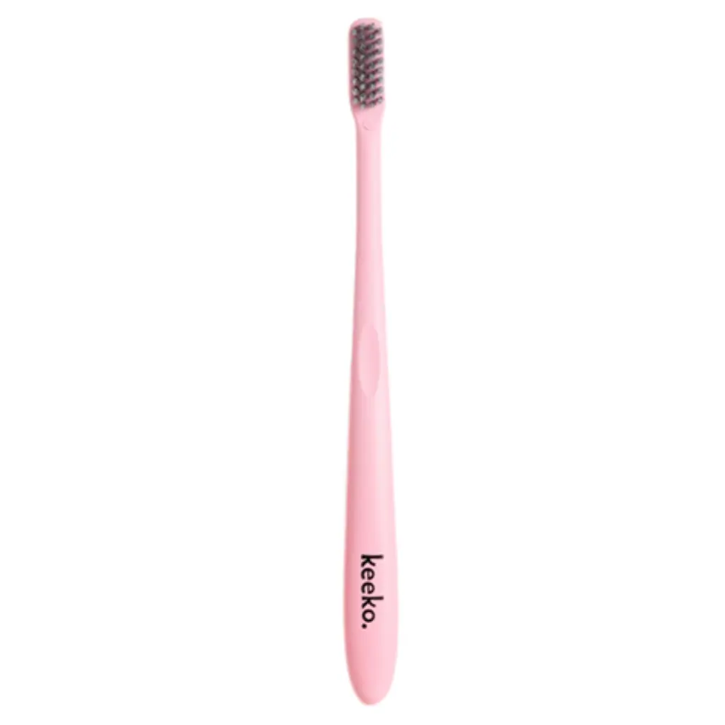 Keeko One Good Brush Biodegradable Toothbrush - Pink