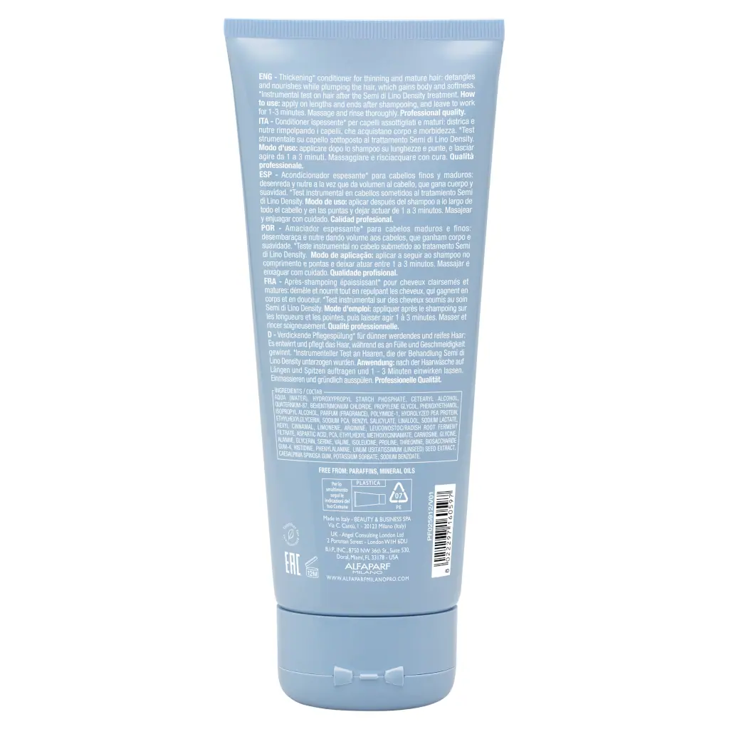 Alfaparf Milano Semi di Lino Density Thickening Conditioner 200ml