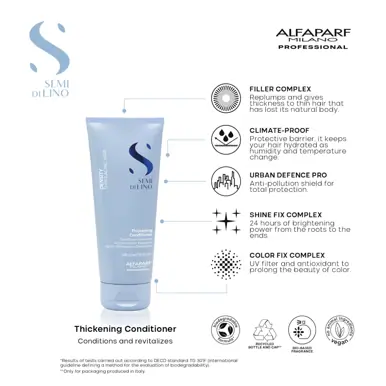 Alfaparf Milano Semi di Lino Density Thickening Conditioner 200ml