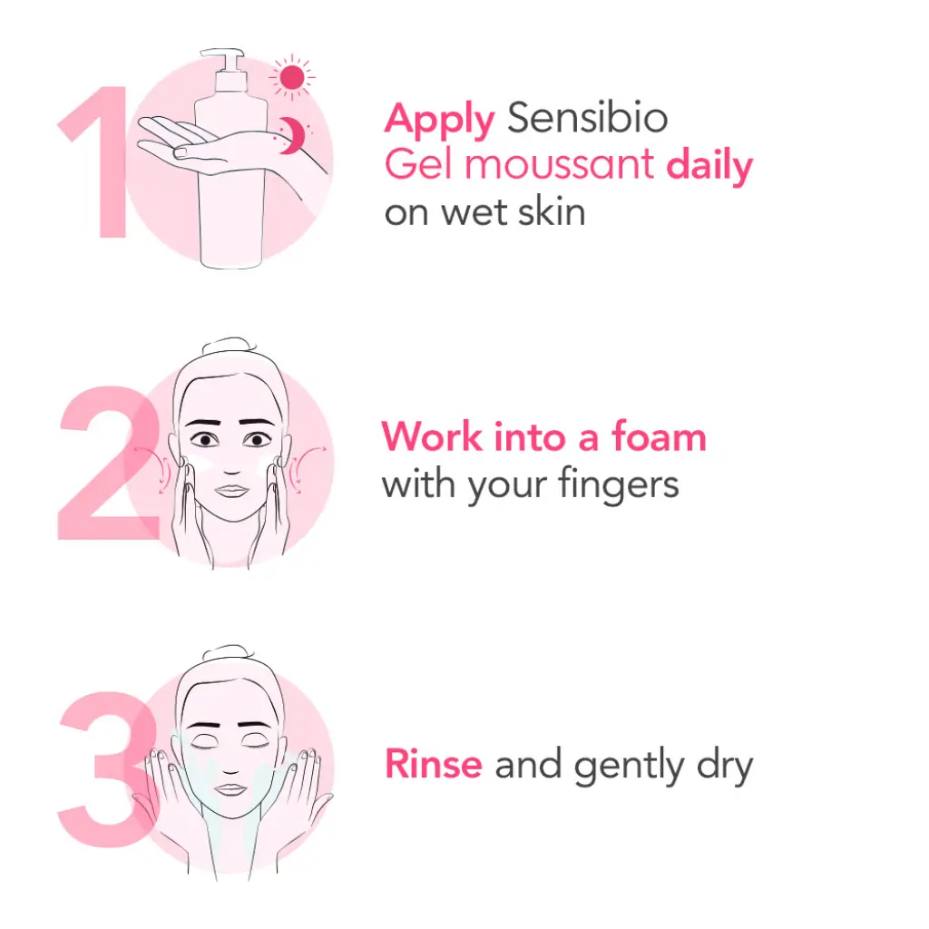 Bioderma Sensibio Gel Moussant Soothing Foaming Gel Cleanser for Sensitive Skin 100ml