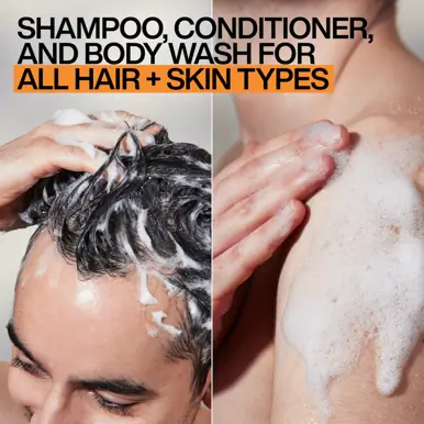 Redken Brews 3 In 1 Shampoo, Conditioner and Body Wash 300ml