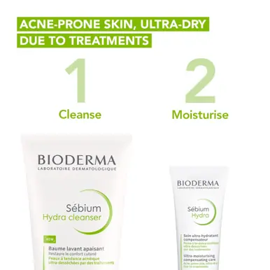 Bioderma Sébium Hydra Soothing Nourishing Cleansing Balm for Dry Acne-prone Skin 200ml