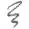 Eye Of Horus Goddess Pencil - Charcoal Obsidian