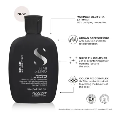Alfaparf Milano Semi di Lino Sublime Detoxifying Low Shampoo 250ml