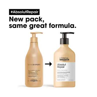 L'Oréal Professionnel Serie Expert Absolut Repair Gold Quinoa & Protein Shampoo 500ML