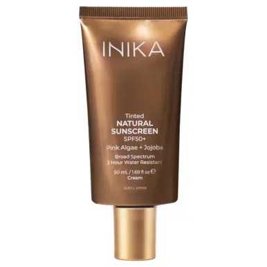 INIKA Tinted Natural Sunscreen SPF50+ 50ml