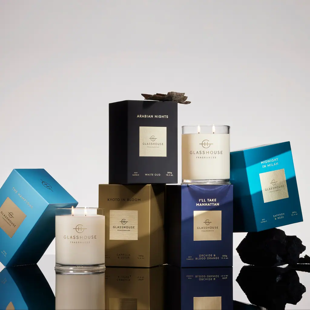 Glasshouse Fragrances MIDNIGHT IN MILAN 380g Soy Candle