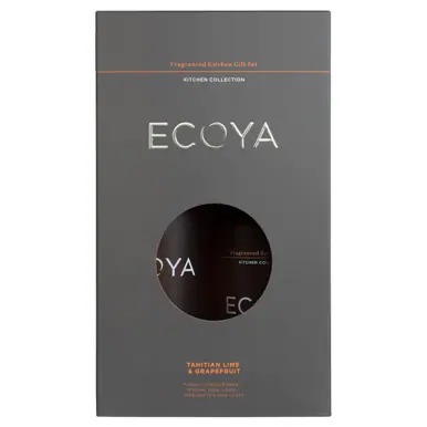ECOYA Tahitian Lime & Grapefruit Kitchen Gift Set 