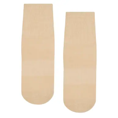 MoveActive Crew Non Slip Grip Socks - Almond