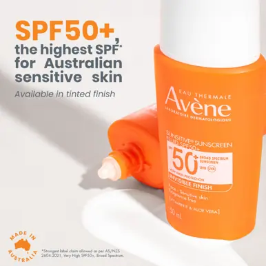 Avène Sunsitive® Sunscreen Fluid Spf 50+ 50ml