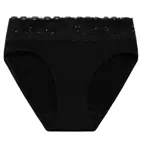 Modibodi Sensual Hi Waist Bikini Light-Moderate Black