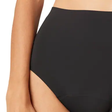 Modibodi Seamfree Full Brief Moderate-Heavy Black