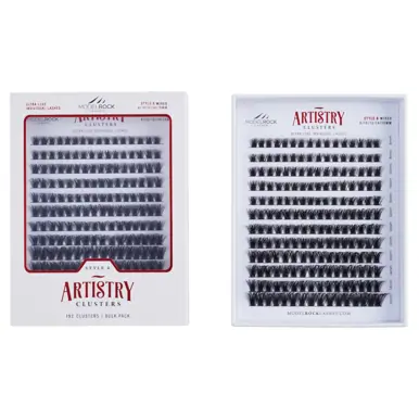 MODELROCK Ultra Luxe Artistry Clusters Bulk Tray - Style #6 -Mixed Lengths & Clusters Pk