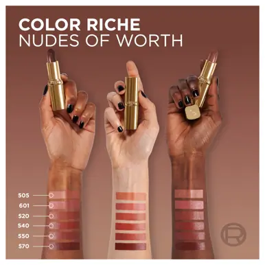 L'Oreal Paris Color Riche Nudes Of Worth Satin Lipstick