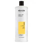 Nioxin System 1 Scalp + Hair Shampoo - Hair Thickening Shampoo For Natural Hair with Light Thinning