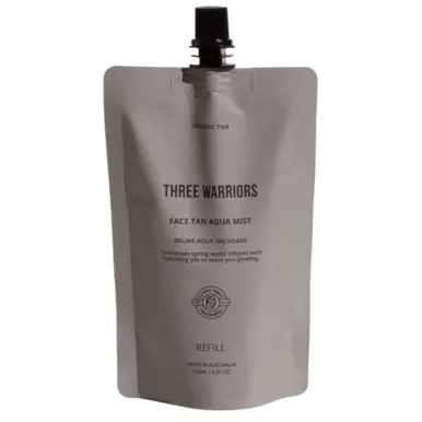 Three Warriors Face Tan Aqua Mist Refill 