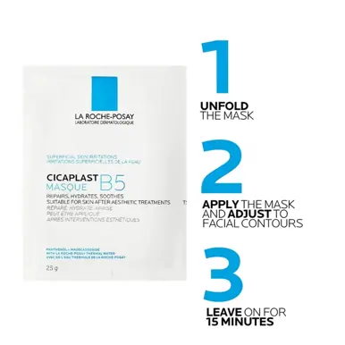 La Roche-Posay Cicaplast Mask B5 Sheet Masks 5 Pack 5x25g