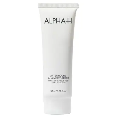 Alpha-H After Hours AHA Moisturiser with 5% Glycolic Acid and 2.5% Lactic Acid