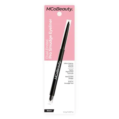 MCoBeauty Dual-Ended Pro Smudge Eyeliner - Black