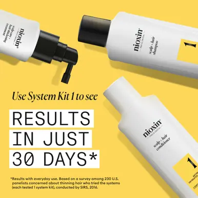 Nioxin Scalp + Hair Thickening System 1 - Hair Thickening System Trial Kit