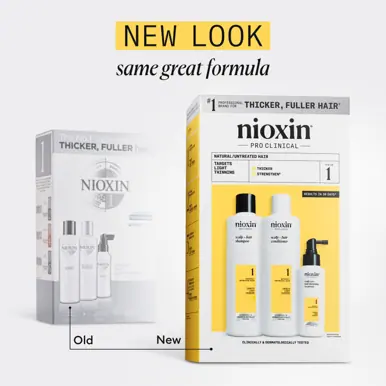Nioxin Scalp + Hair Thickening System 1 - Hair Thickening System Trial Kit